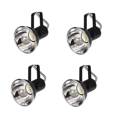 Imagem de Kit 4 Spot Trilho Perfilado Eletro calha Par20 Bulbo OL5