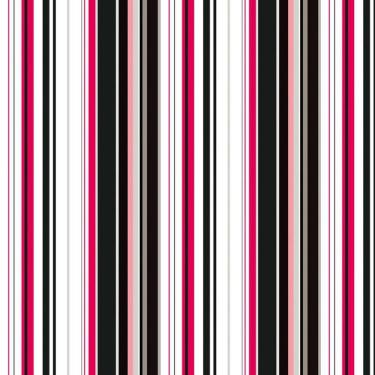 Imagem de Papel De Parede Listra Preto Vermelho E Branco Adesivo Sala