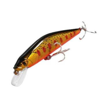 Imagem de Isca Artificial Minnow Wobbler Sinking De 9cm E 16g Para Pesca De Trol