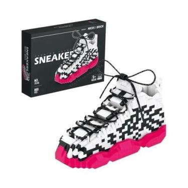 Imagem de Tênis De Basquete DIY Para Meninos E Meninas, Blocos De Montar, Modelo