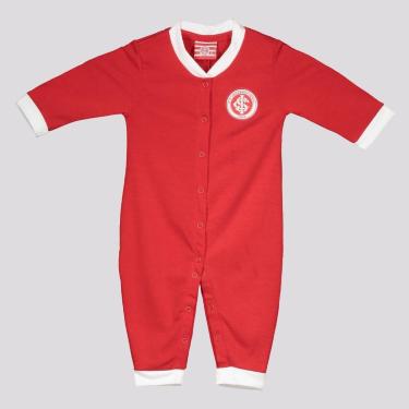 Imagem de Macacão Internacional Colorado Manga Longa Infantil Vermelho-Unissex