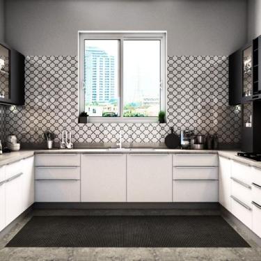 Imagem de Tapete PVC Emborrachado 4,00m x 65cm Cozinha Corredor Antiderrapante S