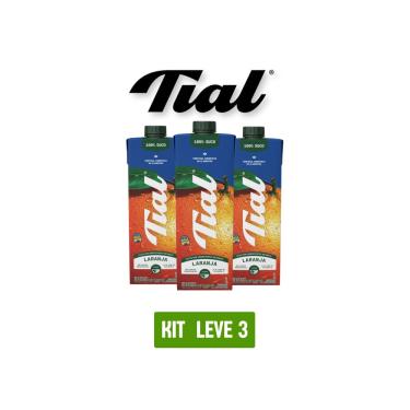 Imagem de Suco Tial 100% Laranja 1L - Kit 3 Unidades