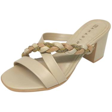 Imagem de Tamanco Feminino Salto Bloco Strass Elegante Ramarim