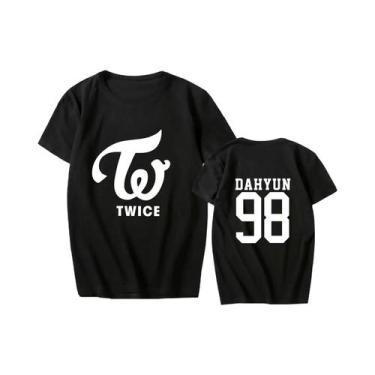Imagem de Camiseta Feminina De Manga Curta TWICE Concert T-shirt Lin Nilian MOMO