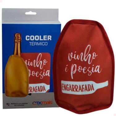Imagem de Cooler Bolsa Térmica Luxo para Vinho e Espumante com Gel e Capacidade 