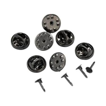 Imagem de 50 Peças De Fechos Redondos Para Crachás, Alfinetes De Lapela E Fechos