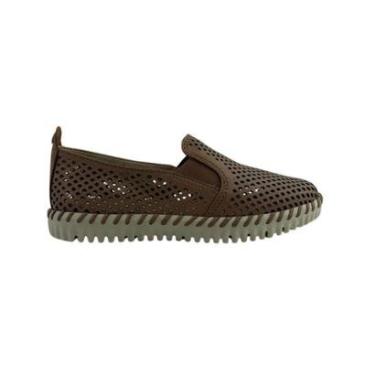 Imagem de Tênis Feminino Bottero 374106_3 Couro Burnish Mocha-Feminino