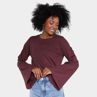 Imagem de Blusa Ellus Eagle Manga Longa Flare Feminina-Feminino