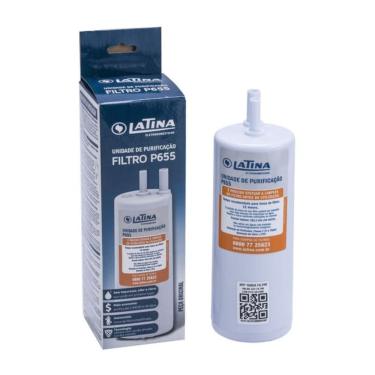 Imagem de Filtro de Reposição Latina P655 para Purificador de Água Modelos Vitamax PN535 Purifive PA731 e PA733
