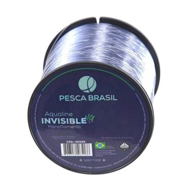 Imagem de Linha de pesca 500m Aqualine Invisible Pesca Brasil 0,25mm Transparente-Unissex