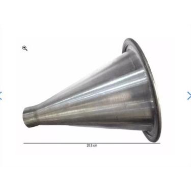 Imagem de Corneta De Alumínio Cone Longo Médio De Rosca D200 D250x