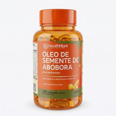 Imagem de Óleo de Semente de Abóbora 1400mg 120 Cápsulas - Health Plant