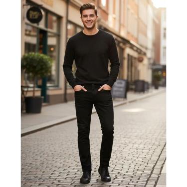 Imagem de Calça Jeans Masc. Tradicional Reta Comfort Vilejack VMCL0040-Masculino