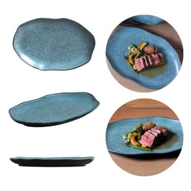 Imagem de Travessa Oval Bio Preto Night Sky 30cm - Porto Brasil