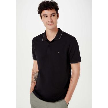 Imagem de Camisa Polo Hering Básica Super Cotton Com Bordado Masculina-Masculino