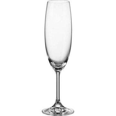 Imagem de Jg 6pç Taça Champanhe Bohemia Bruna Cristal 220ml 23x6x6cm - Bohemia C
