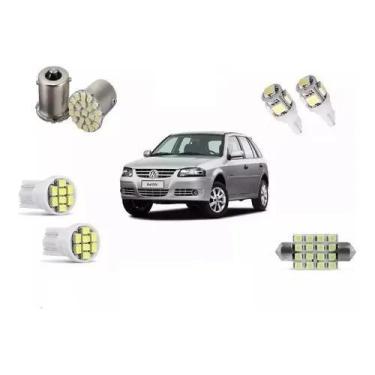 Imagem de Kit Lampada Led Gol G2 G3 G4 G5 Teto Placa Ré Pingo Farolete - AUTOVEX