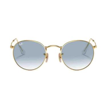 Imagem de Óculos de Sol Ray-Ban Round Metal Dourado 0RB3447NL 001/3F53 - RAY BAN