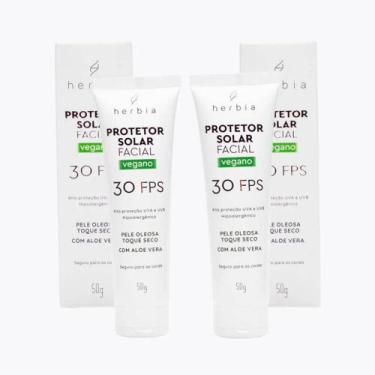 Imagem de Herbia duo protetor solar fisico pele oleosa fps 30
