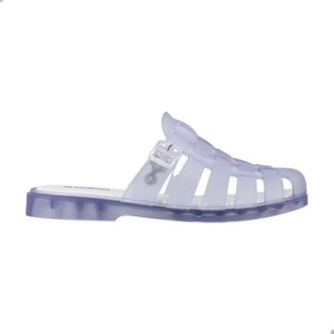 Imagem de Tamanco Melissa Possession Mule Adulto Vidro Fosco/Branco, Br, Vidro f