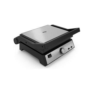 Imagem de Grill E Sanduicheira 2 Em 1 Chapa Com Abertura 180 Pgr50a Philco Cor Preto 127V