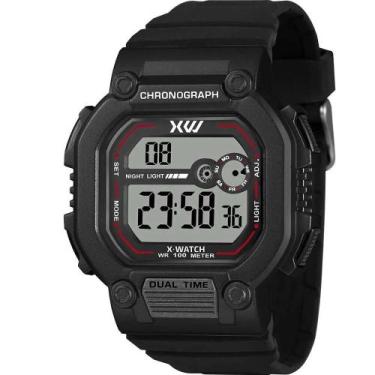 Imagem de Relógio x-watch digital masculino bxpx xgppd182bxpx, PRETO, UN