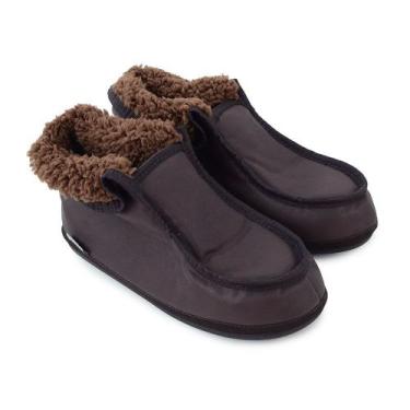 Imagem de Pantufa Adulto Fenix Bota Nobuck Marrom - 1409, 37