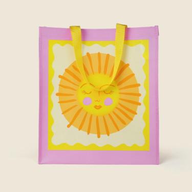 Imagem de Sacola Retornável Sol Rosa - A\CASA