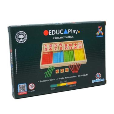 Imagem de Jogo Educativo Caixa Matemática Polibrinq