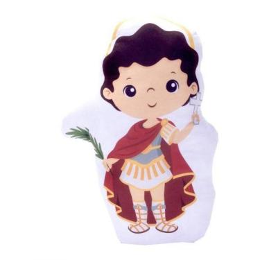 Imagem de Almofada Naninha Santo Expedito (Microfibra) - 40 cm - Santinhos do Br