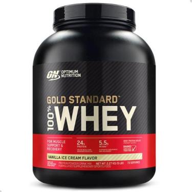 Imagem de 100% Whey Gold Protein Standard New 2,27Kg 5 LBS Optimum Nutrition, Ba