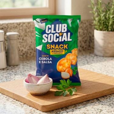 Imagem de Snack Club Social Assado Crocante Sabor Cebola e Salsa 68g