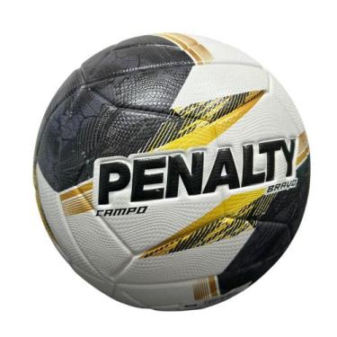 Imagem de Bola futebol penalty bravo ref: 521452, Branco, Preto, Dourado, UN