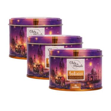 Imagem de Kit 3 Chá Indiano Chás do Mundo Chamel 50g