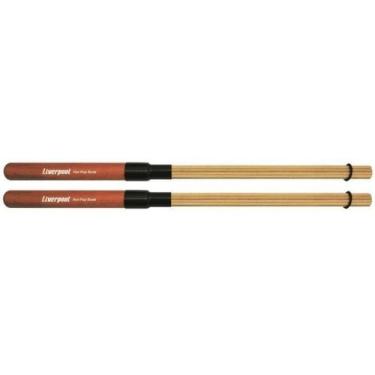 Imagem de Baqueta Rod Liverpool Hot-Pop Rods Light com Cerdas de Bambu (mais mac