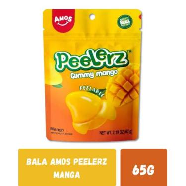 Imagem de Bala descascavel manga amos peelerz gummy mango 65g