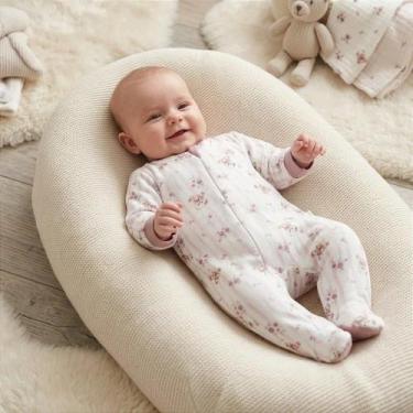 Imagem de Macacão Longo Com Zíper Hug Bumbum Urso Quarto de Sofia Rosa, RN, Rosa