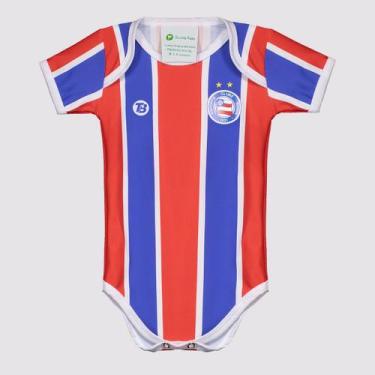 Imagem de Body Bahia Listrado UV Infantil - Torcida Baby, GG