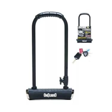 Imagem de Cadeado para Bicicleta Pitbull LS 8002 com Mecanismo X4P em 4 Pontos Aço Maciço 14 mm 36 cm Preto On Guard