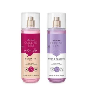 Imagem de Body Splash Cuide-se Bem: Beijinho + Rosa e Algodão - O Boticario