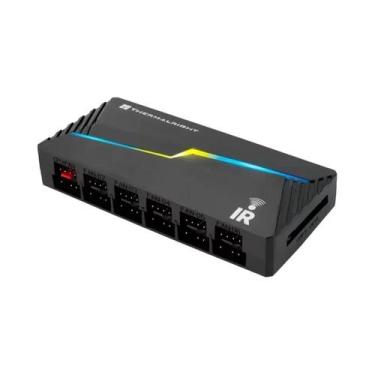 Imagem de Hub De Ventiladores ARGB Thermalright X12 IR Preto E Branco Suporta 12