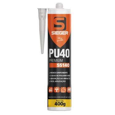 Imagem de Selante PU 40 Premium Sieger Branco 400g Poliuretano Hibrido