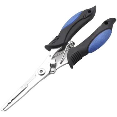 Imagem de Alicate Pesca Inox Multifuncional Corta Linha e Anzol - Generic