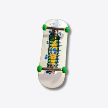 Imagem de Fingerboard "BR TAG" 36mm Skate de Dedo Completo Profissional - Mini S