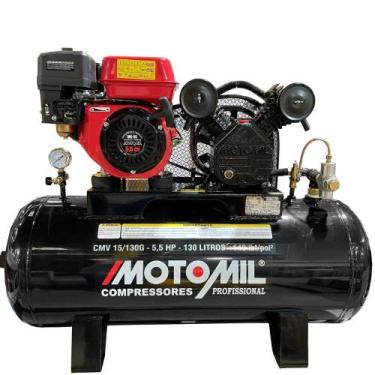 Imagem de Compressor a Gasolina 7HP 15 Pés 130 Litros 140LBS CMV MOTOMIL-CMV-15/