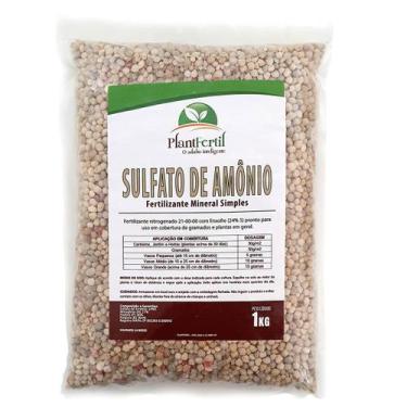 Imagem de Adubo Fertilizante Sulfato De Amônio Plantfertil 1Kg