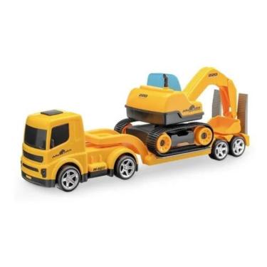 Imagem de Caminhão Prancha Escavadeira Mamute - Usual Brinquedos
