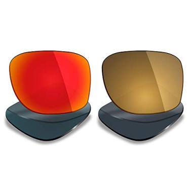 Imagem de Mryok 2 pares de lentes polarizadas de substituição para óculos de sol Oakley Holbrook XL – Opções