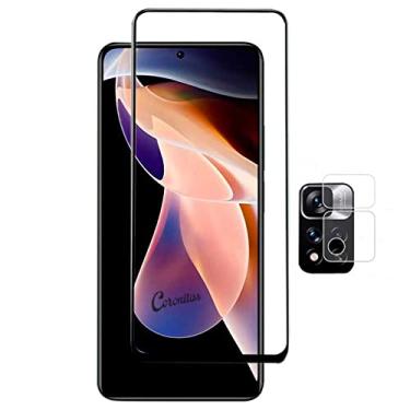 Imagem de Kit Película 3D Vidro + Película Lente Câmera Compatível Xiaomi Redmi Note 11 Pro / 11 Pro 5G